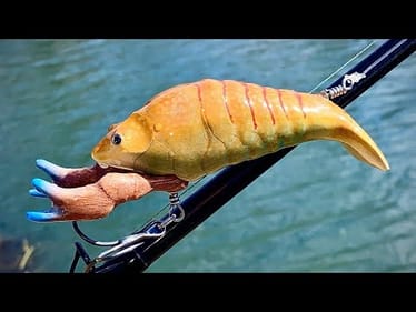 Making a Suspending Crawdad CrankBait with Jointed Pinchers