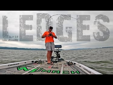 LEDGE FISHING Lake Guntersville For BIG BASS! (GL1 Review by FLEXIMOUNTS!)