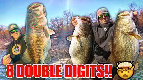 Record SHATTERING 8 Bass Caught OVER 10 POUNDS!!!