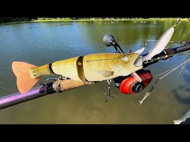 Making a "Walleye Chasing an Umbrella Rig" Lure