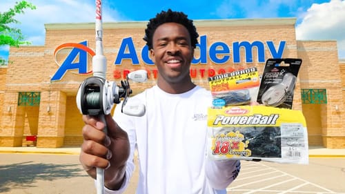 $20 Academy Lure FISHING CHALLENGE (SURPRISING)