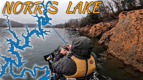 This Kayak Tournament was on a Deep Crystal Clear Lake