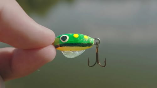 Fishing with TINY Folk Lures!! (Handmade)