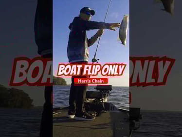 Big Lake Harris 🎣 Bass Fishing! MLF Toyota Series #shorts #bassfishing #boatfliponly