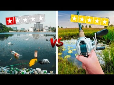 1 Star vs 5 Star POND Fishing Challenge!