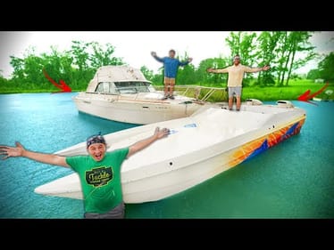 I Bought My Friends Ex BOSS A $100,000 SPEED BOAT To Match His $500 FACEBOOK MARKETPLACE YACHT!