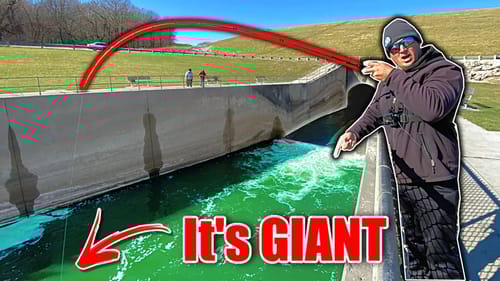 We Found a NEW Spillway with MASSIVE FISH!!