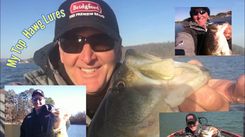 The Lures That Produced A 52lb. Five Fish Limit Of Bass For Me..