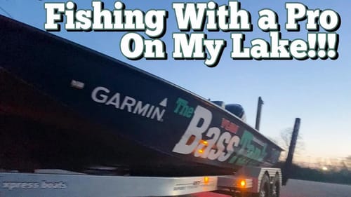 Fishing With a Pro on My Lake