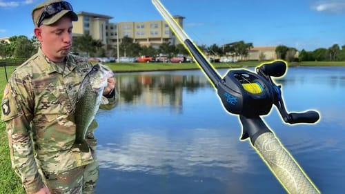 SNEAKING into SECRET Bass Fishing Ponds! Almost Caught Exploring Backwoods Hospital