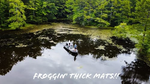 Froggin' THICK GRASS For BIG BASS On a SHALLOW Lake!! || Summer Bass Fishing