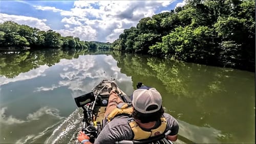 I Ran 6 Miles up this River in my Kayak for these Bass