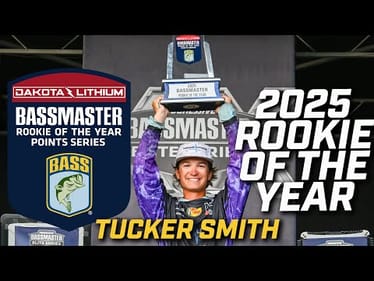 Tucker Smith wins 2025 Dakota Lithium Bassmaster Rookie of the Year