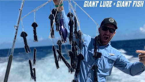 Fishing with the BIGGEST Lure I've EVER seen... (Giant A-Rig)