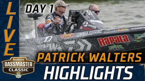 Patrick Walters Fantastic Day 1 of the Bassmaster Classic (Highlights)