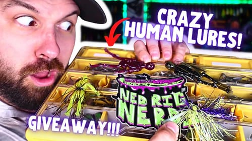 CRAZY Human Lures AND Custom Burly Fishing Jigs Giveaway!