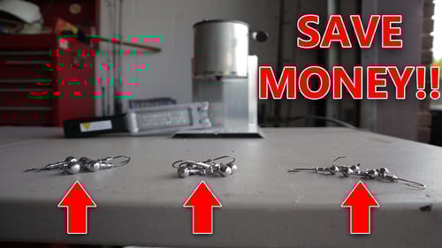 How to POUR your own JIG HEADS to SAVE MONEY (EASIEST WAY!)