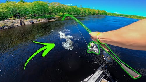 Fishing a TIDAL RIVER For Elusive Saltwater Fish — (We Found a BIG)