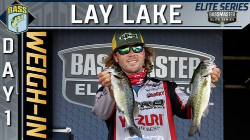 Weigh-in: Day 1 of Bassmaster Elite at Lay Lake