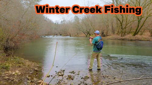 Creek Fishing with Finesse Lures