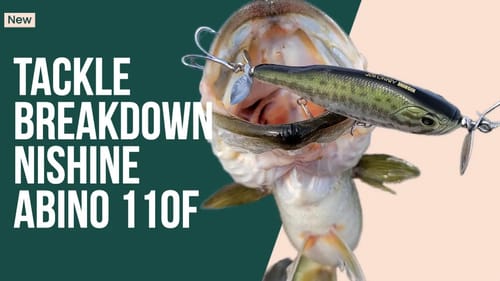 Topwater Bass Fishing with the @nishinelureworks Abino 110F Propbait