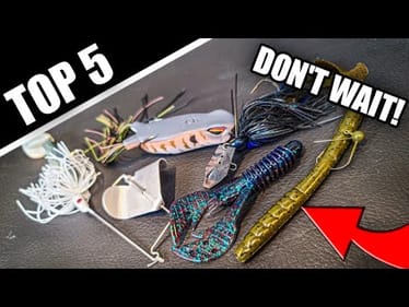 5 Lures to Try BEFORE Summer Ends! (Fishing Lure TIPS!)