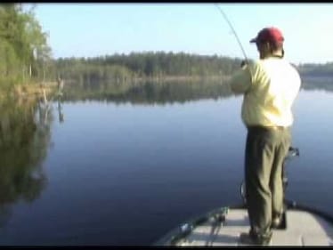 Big Bass on Ultralight 4lb test line