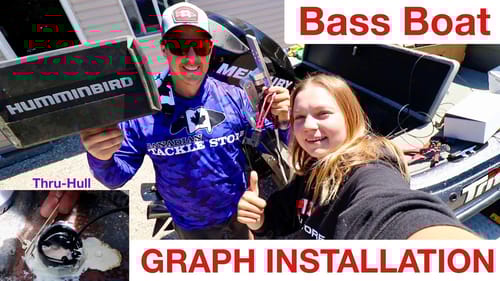 How to Install Graphs on a Bass Boat (Thru-Hull & MEGA SI Transducers)
