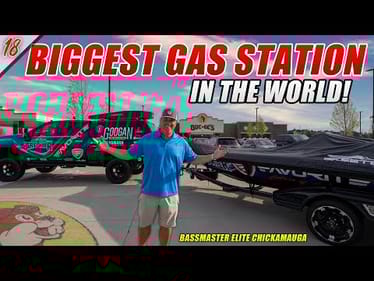 Pit Stop at the WORLDS LARGEST Gas Station -Chickamauga Lake-Bassmaster Elite TRAVEL-UFB S2 E18 (4K)