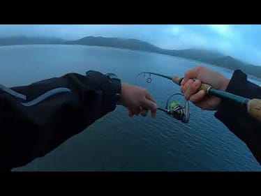 Windy Day at Silverwood (Winter Striper Fishing)