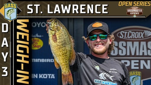 Weigh-in: Day 3 at St. Lawrence River (2023 Bassmaster OPENS)