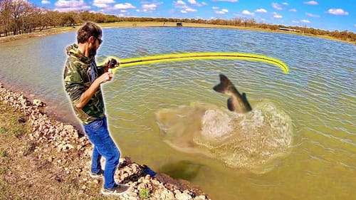 MONSTER SURPRISE while BASS FISHING! (40 + LBS)