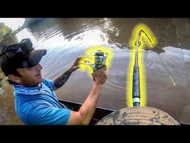 HUGE FISH SNAPS REEL OFF ROD!! (Can we still catch it?)