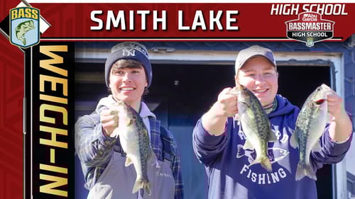 Weigh-in: 2022 Abu Garcia Bassmaster High School at Smith Lake