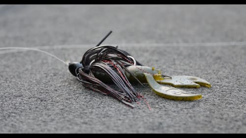 Nasty Bass Dock Gets a Jig Bite