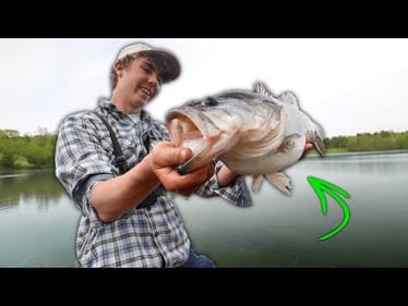 This ABANDONED Farm Pond Holds RECORD BREAKING Bass!! (New PB)
