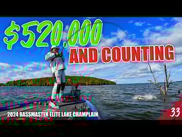 $520,000 and Counting Bass Fishing This Lake - 2024 Bassmaster Elite Champlain (Day 1&2) UFB S4E33
