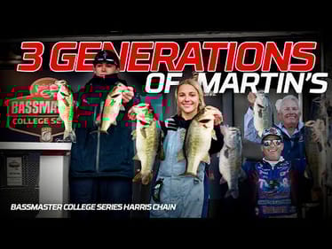 Completing 3 Generations of Martin's - Bassmaster College Series Harris Chain 2025 (Tournament)