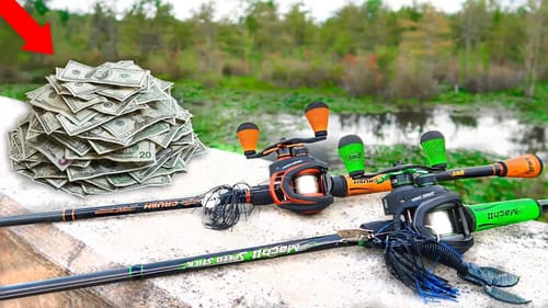 $30 RANDOM Lure Fishing Challenge! (Fall Kayak Bass Fishing)
