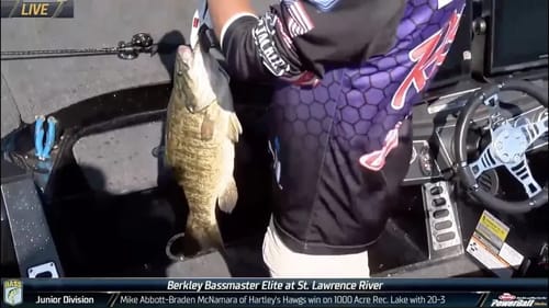 St. Lawrence River: Day 1 kicked off with big smallmouth bass