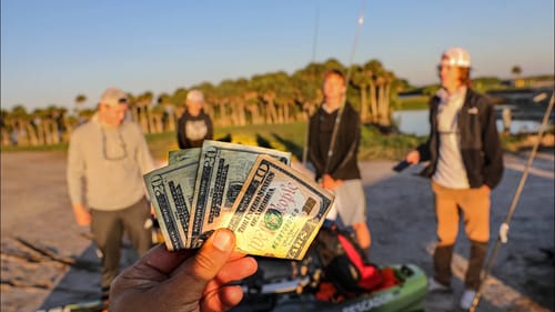 I bet them $50 They Couldn't Out fish me