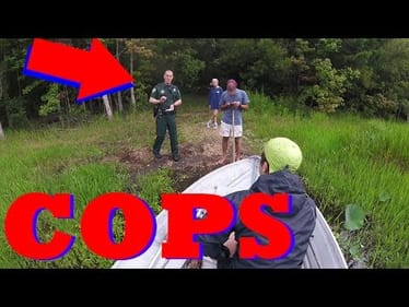 COPS CALLED for FISHING?!?! 7 POUND BASS!!!