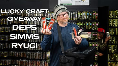 What's New This Week!! Lucky Craft GIVEAWAY, DEPS, SIMMS, RYUGI, And More
