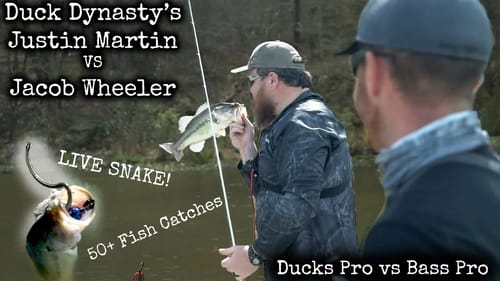 Duck Dynasty's Martin Vs Pro Bass Angler Challenge (50+ Fish 2 Hours)