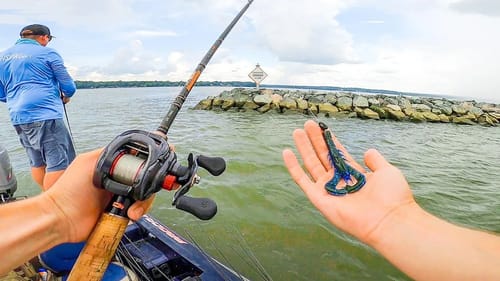 Unexpected Big Fish Catches On The River While Playing First Biggest Most