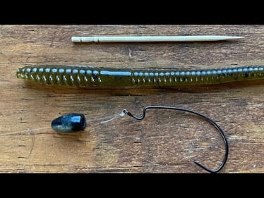 Controversial Plastic Worm Fishing Advice