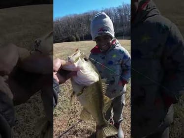 Catching bass in freezing water temps