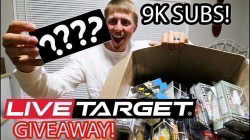 9,000 SUBSCRIBER GIVEAWAY! Livetarget Lures Unboxing!