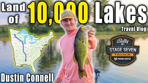 I DROVE for 2 DAYS to Fish THIS LAKE! - MLF Stage 7 Mille Lacs- Travel Vlog