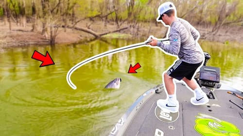 Catching BIG Bass in HIDDEN Creeks (River Fishing)